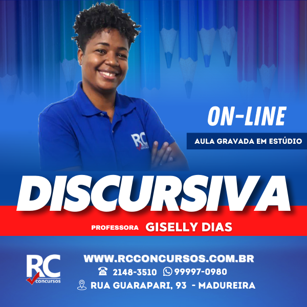 DISCURSIVA | ONLINE   - Professora Giselly Dias 